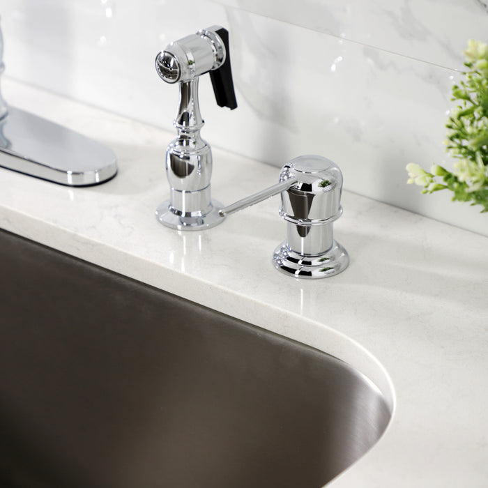 Kingston Heirloom SD1601 - Heritage Kitchen Soap Dispenser, Polished Chrome