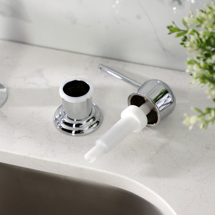Kingston Heirloom SD1601 - Heritage Kitchen Soap Dispenser, Polished Chrome