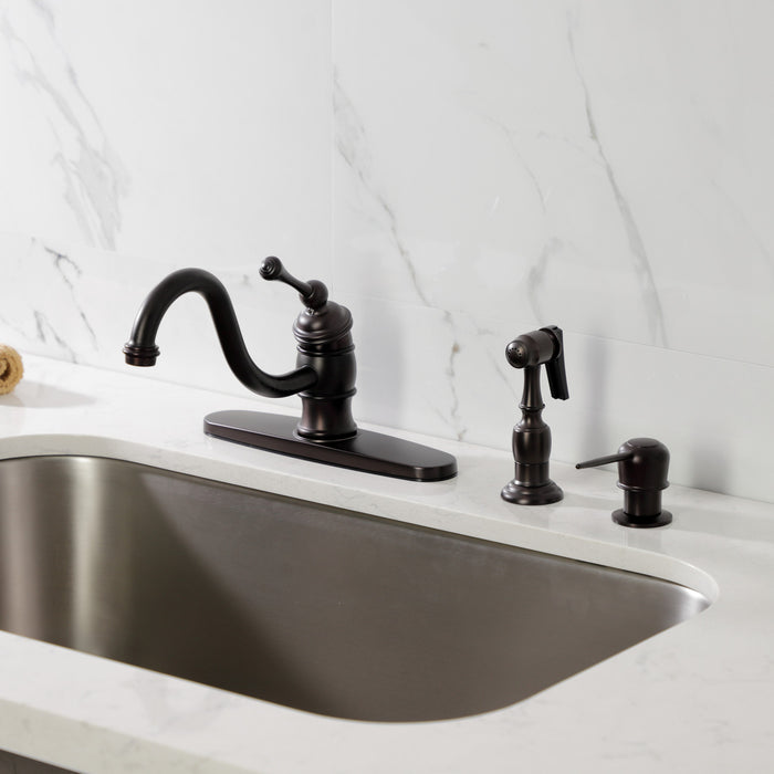 Heritage SD1605 Kitchen Soap Dispenser, Oil Rubbed Bronze