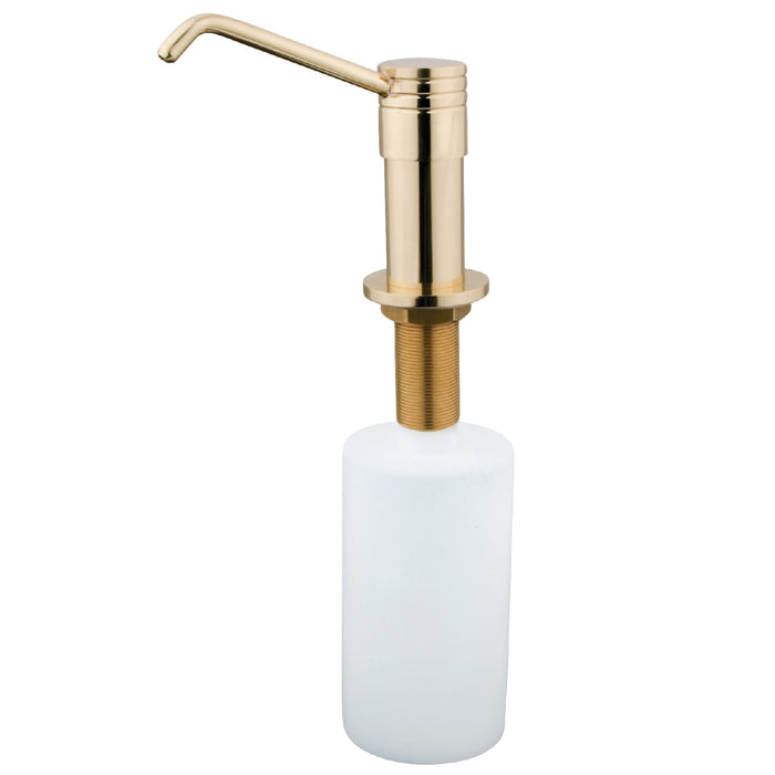 Kingston Tulare SD2602 - Milano Kitchen Soap Dispenser, Polished Brass