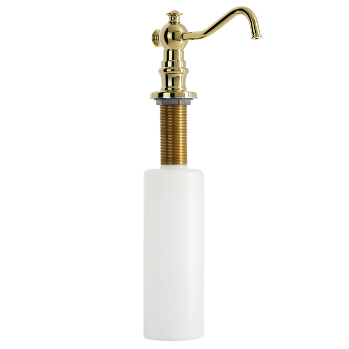 Kingston Heirloom SD7602 - Vintage Victorian Spout Metal Soap Dispenser, Polished Brass