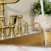 KINGSTON Brass Vintage SD7607 Victorian Spout Metal Soap Dispenser