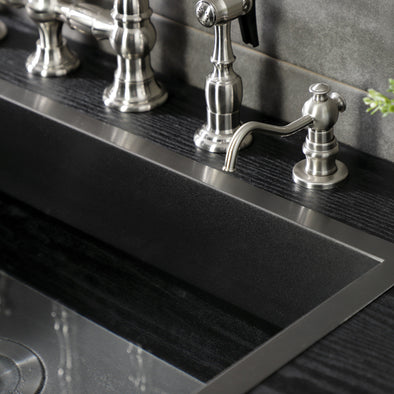 Kingston Heirloom SD7608 - Vintage Victorian Spout Metal Soap Dispense