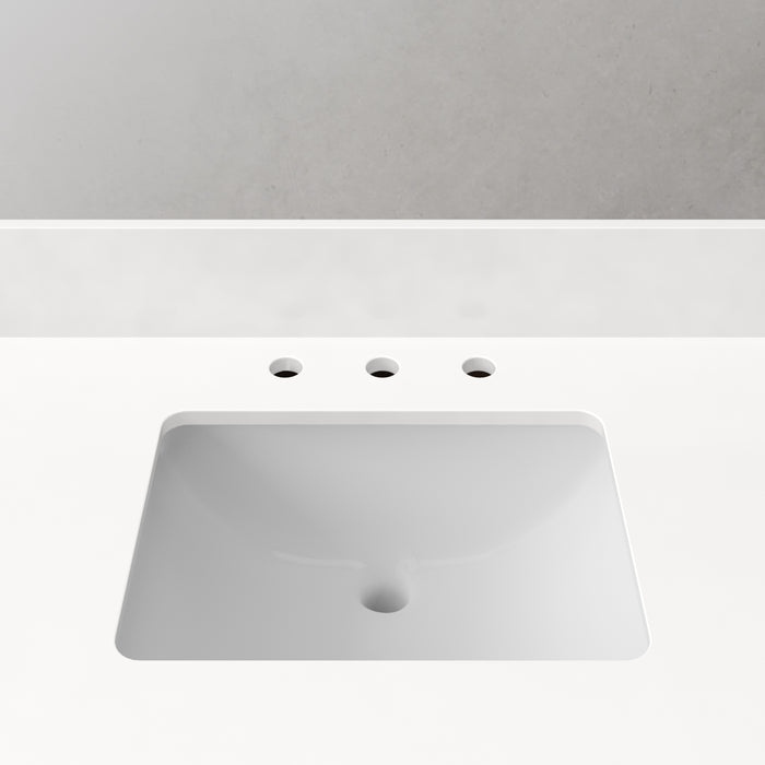 Kingston Sequoia SE48QZ00NJ - 48 in. x 22 in. Bathroom Vanity Single Sink with White Quartz Top, Noir Juglans