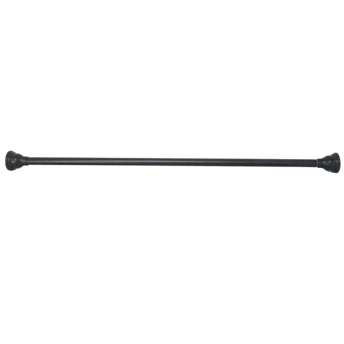Kingston Edenscape SR110 60-Inch to 72-Inch Adjustable Shower Curtain Rod, Matte Black