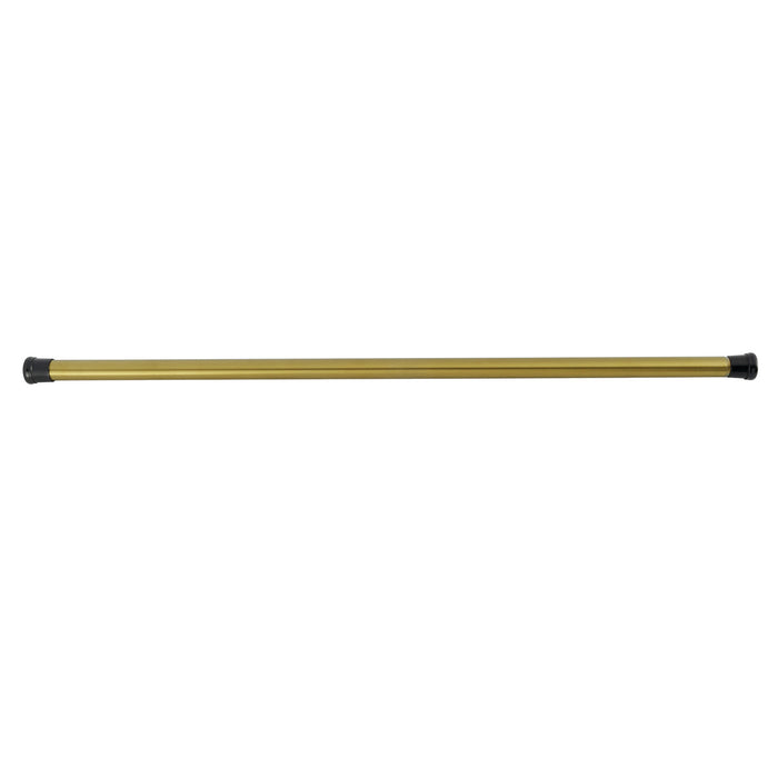 Edenscape SR367 36-Inch to 60-Inch Adjustable Shower Curtain Rod, Brushed Brass