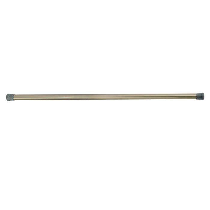 Kingston Edenscape SR368 36-Inch to 60-Inch Adjustable Shower Curtain Rod, Brushed Nickel