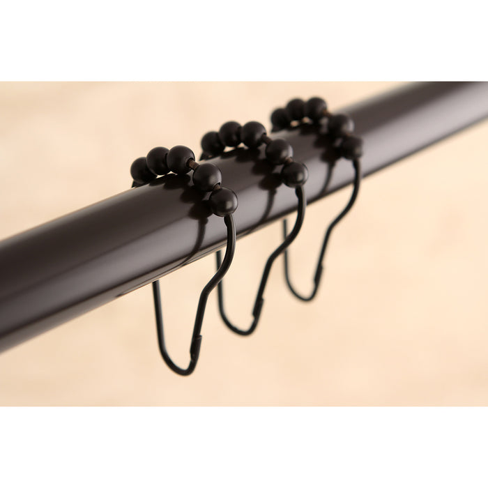 Kingston Edenscape SRCR125 Roller Ball Shower Curtain Rings (12 Pieces/Set), Oil Rubbed Bronze