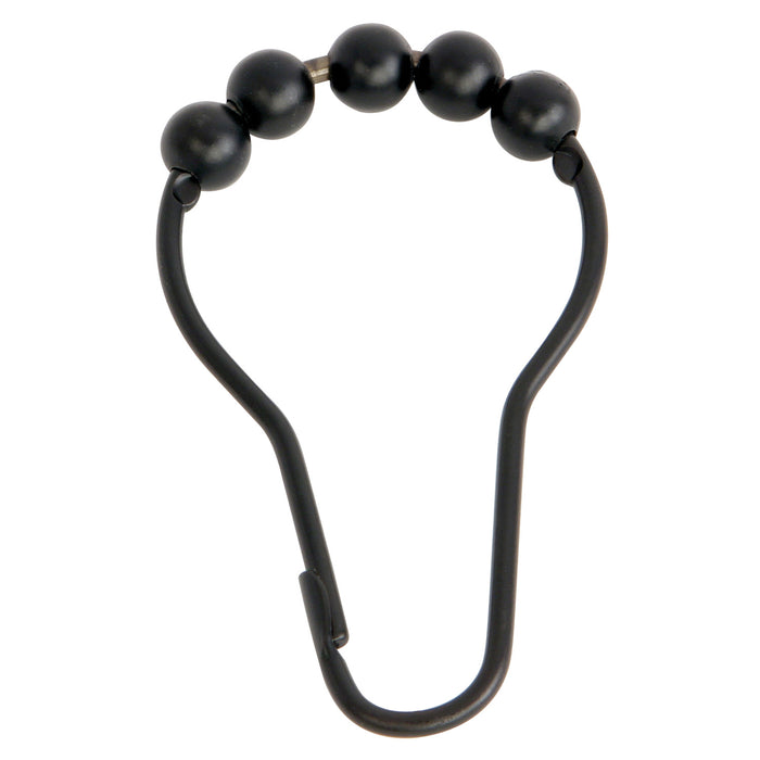 Kingston Edenscape SRCR125 Roller Ball Shower Curtain Rings (12 Pieces/Set), Oil Rubbed Bronze