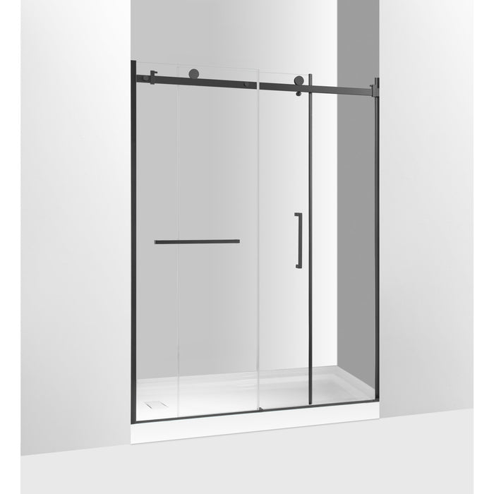 Kingston Sona SSD60768KR0 - Prato 60" L x 76" H Right Handed Shower Door, Matte Black