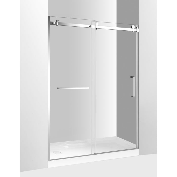 Prato SSD60768KR1 60" L x 76" H Right Handed Shower Door, Polished Chrome