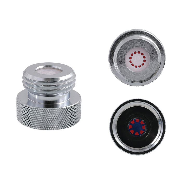Kingston SVAF34MF 3/4"-11.5 NH Female Hose Thread Flood Protec Safety Valve, Polished Chrome
