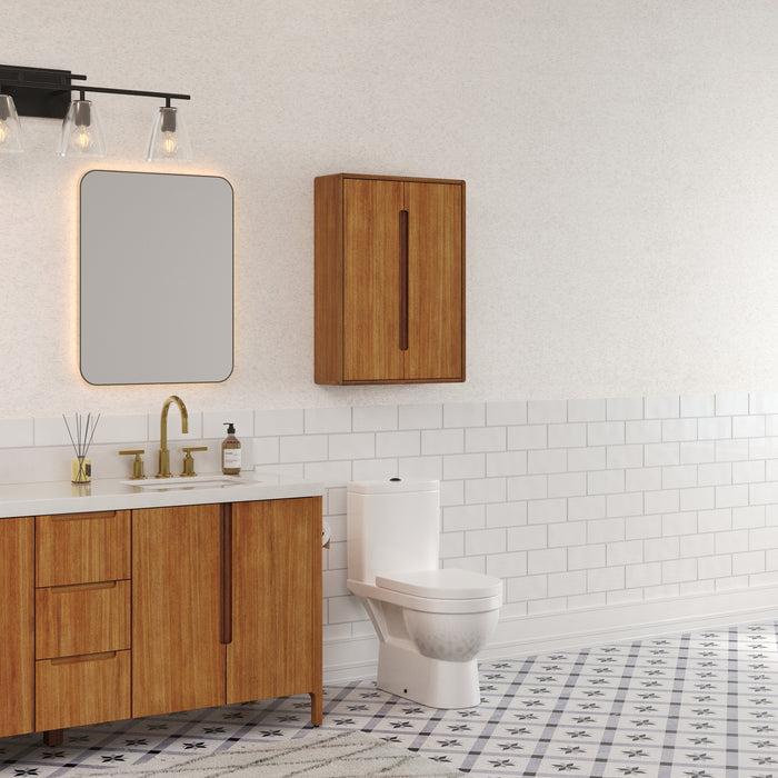 Kingston Sequoia SEQUOIA-TT-MW - 24 in. x 8 in. Wall Cabinet Bathroom Storage, Mango Wood
