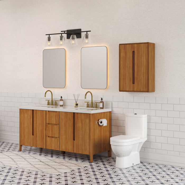 Kingston Sequoia SEQUOIA-TT-MW - 24 in. x 8 in. Wall Cabinet Bathroom Storage, Mango Wood