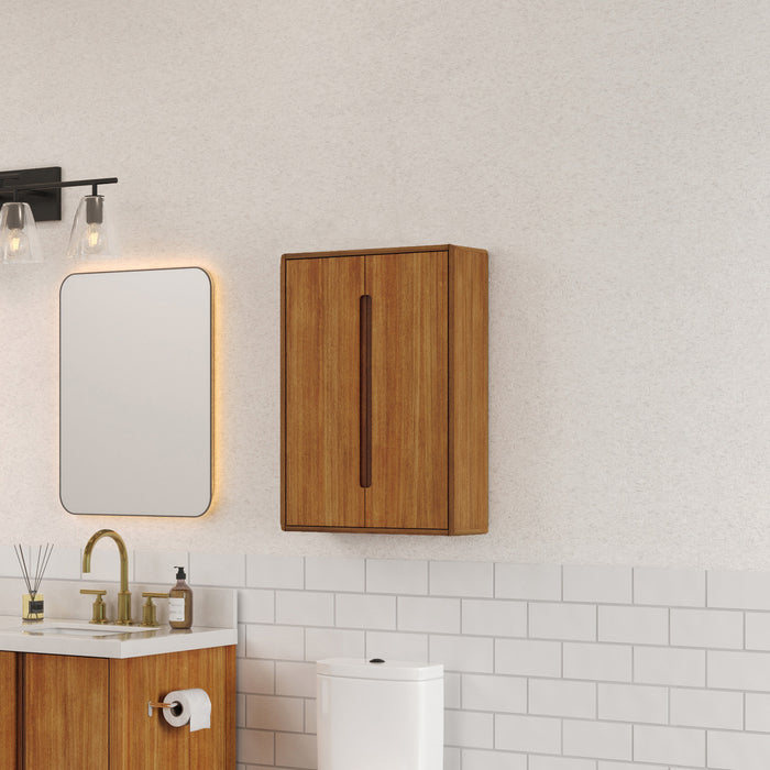 Kingston Sequoia SEQUOIA-TT-MW - 24 in. x 8 in. Wall Cabinet Bathroom Storage, Mango Wood