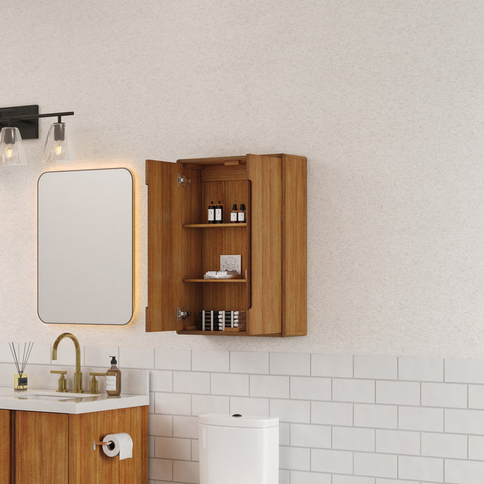 Kingston Sequoia SEQUOIA-TT-MW - 24 in. x 8 in. Wall Cabinet Bathroom Storage, Mango Wood