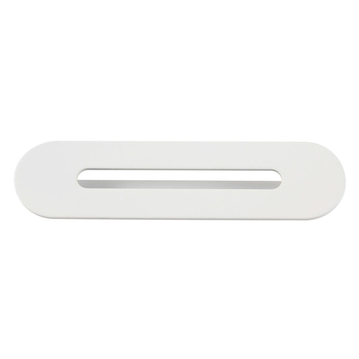 Kingston Sona TC402W - Made To Match Bathtub Overflow Hole Cover, Matte White