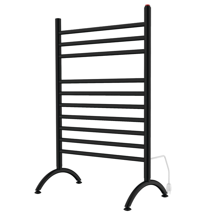 Kingston Sona TWF3123MB - Templeton Freestanding Plug-In Electric Towel Warmer, Matte Black