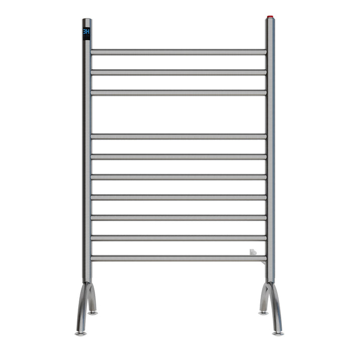 Kingston Sona TWF3123SN - Templeton Freestanding Plug-In Electric Towel Warmer, Brushed Nickel