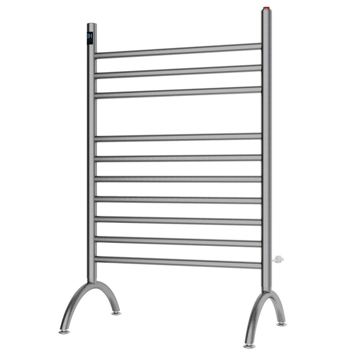 Kingston Sona TWF3123SN - Templeton Freestanding Plug-In Electric Towel Warmer, Brushed Nickel