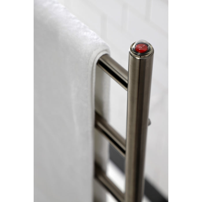 Kingston Sona TWW3720SN - Templeton Freestanding or Wall Mount Hardwired/Plug-In Electric Towel Warmer, Brushed Nickel