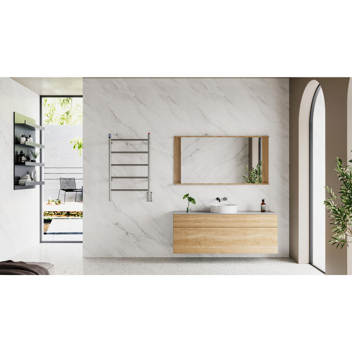Kingston Sona TWW3720SN - Templeton Freestanding or Wall Mount Hardwired/Plug-In Electric Towel Warmer, Brushed Nickel