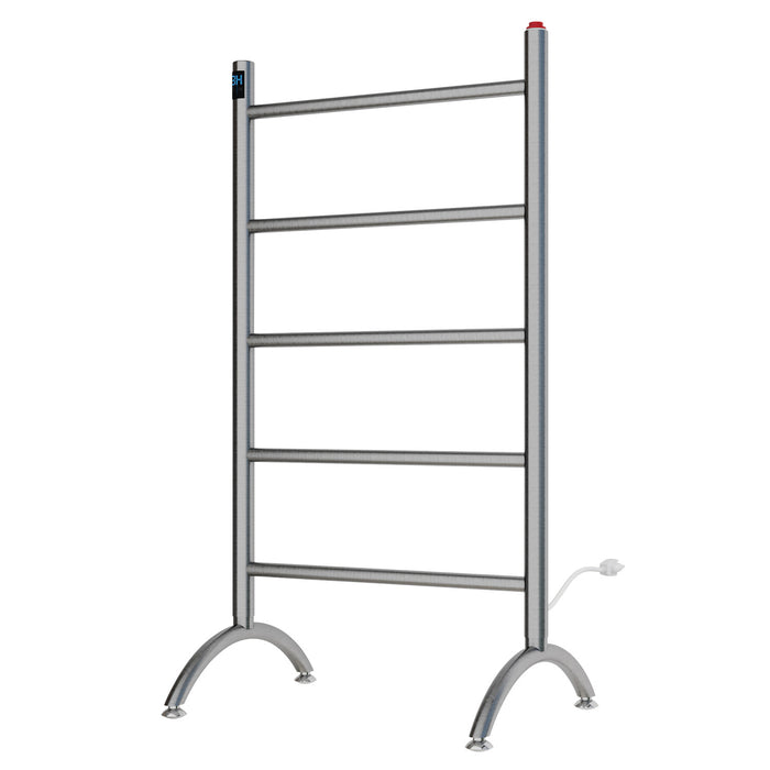 Kingston Sona TWW3720SN - Templeton Freestanding or Wall Mount Hardwired/Plug-In Electric Towel Warmer, Brushed Nickel