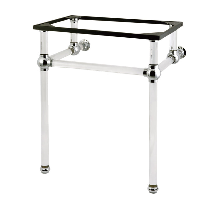 Kingston Tulare VAH242030C - Templeton Acrylic Console Sink Legs, Polished Chrome