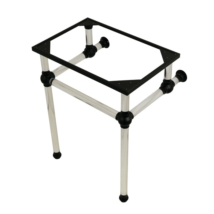 Kingston Tulare VAH242030MB - Templeton Acrylic Console Sink Legs, Matte Black