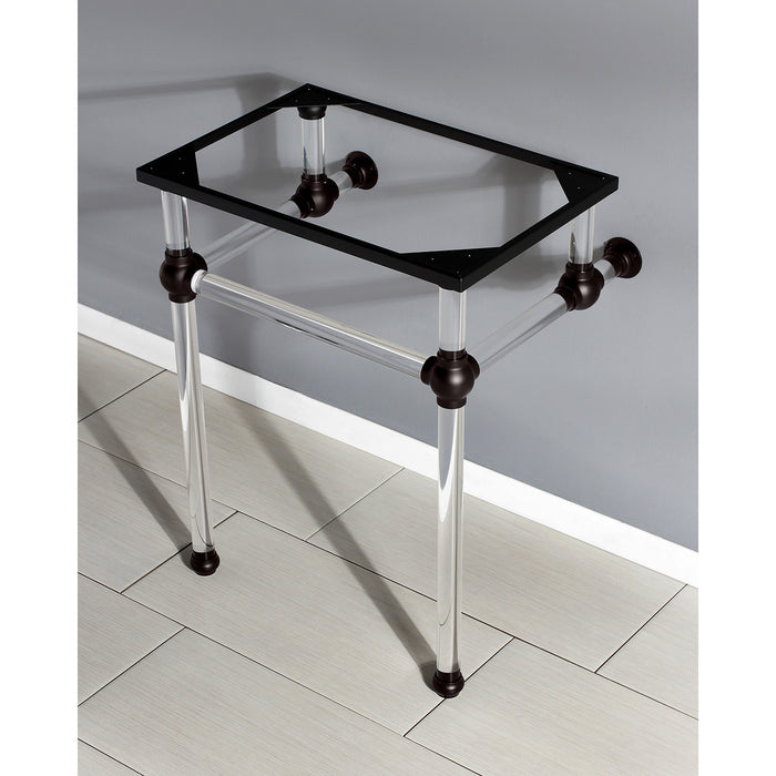 Kingston Tulare VAH242030ORB - Templeton Acrylic Console Sink Legs, Oil Rubbed Bronze