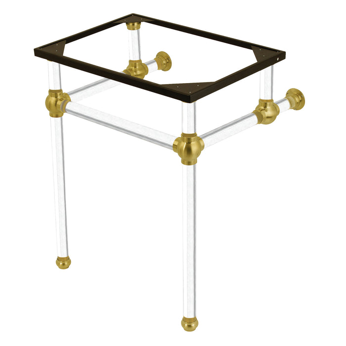 Kingston Tulare VAH242030SB - Templeton Acrylic Console Sink Legs, Brushed Brass