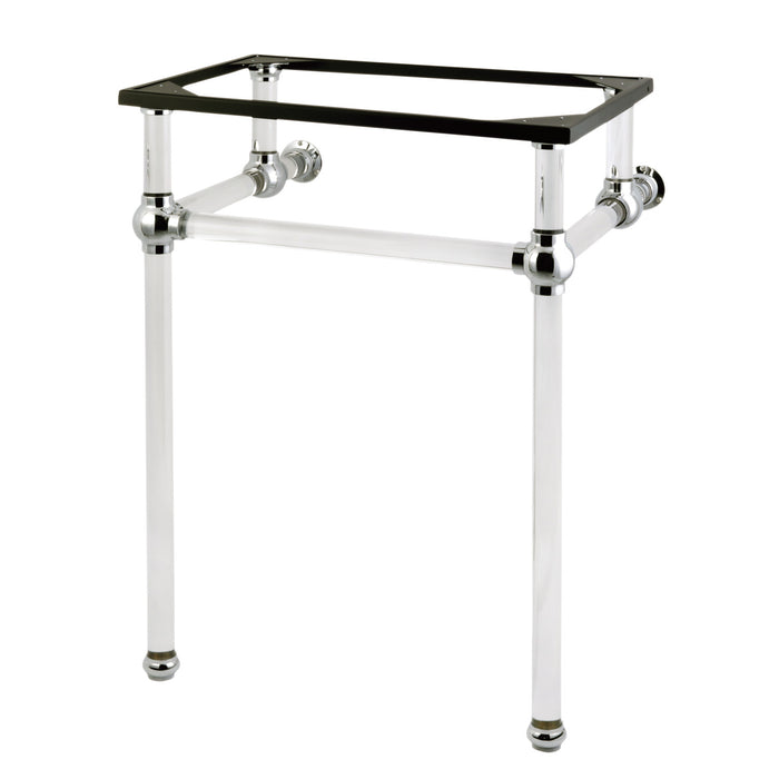 Kingston Tulare VAH282033C - Templeton Acrylic Console Sink Legs, Polished Chrome