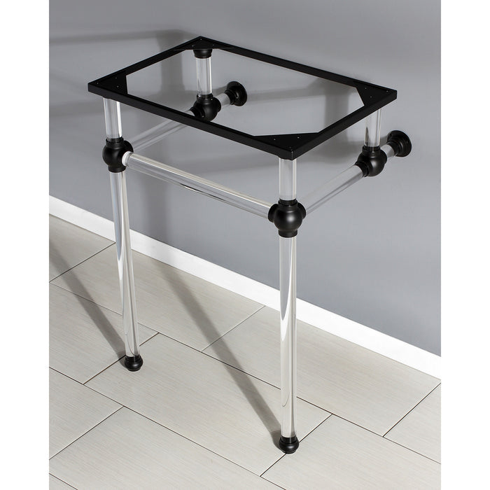 Kingston Tulare VAH282033MB - Templeton Acrylic Console Sink Legs, Matte Black
