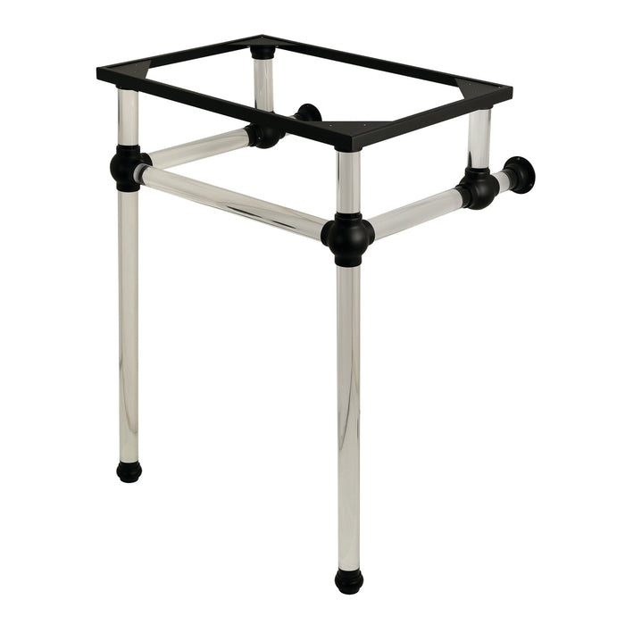Kingston Tulare VAH282033MB - Templeton Acrylic Console Sink Legs, Matte Black