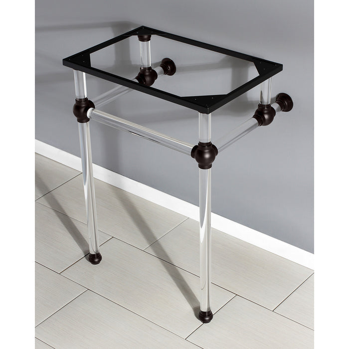 Kingston Tulare VAH282033ORB - Templeton Acrylic Console Sink Legs, Oil Rubbed Bronze