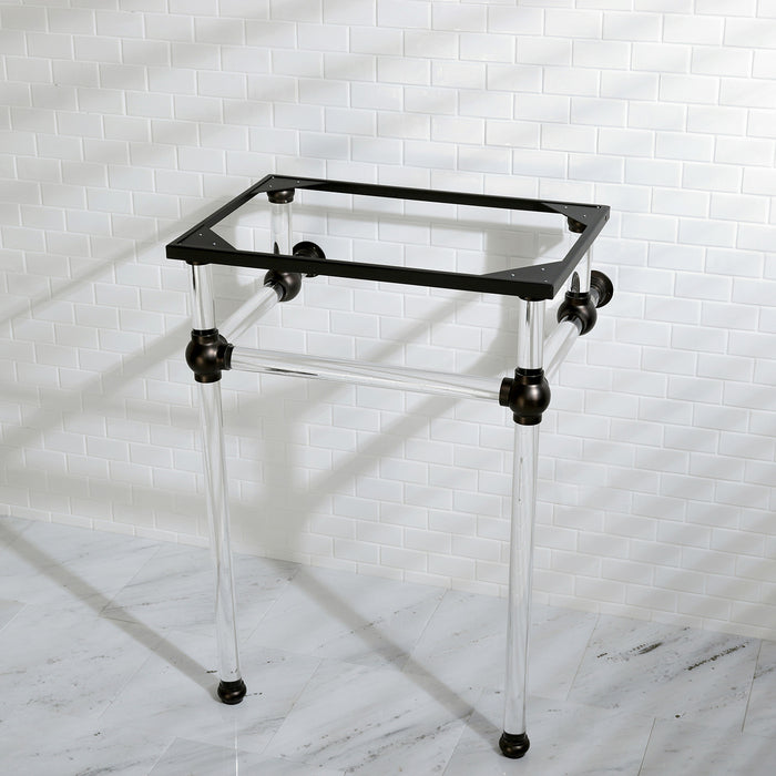 Kingston Tulare VAH282033ORB - Templeton Acrylic Console Sink Legs, Oil Rubbed Bronze