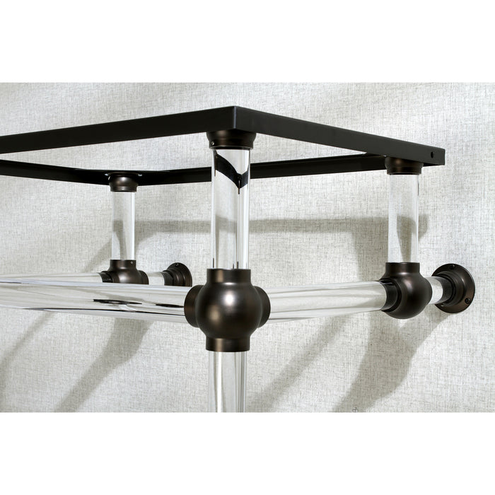 Kingston Tulare VAH282033ORB - Templeton Acrylic Console Sink Legs, Oil Rubbed Bronze