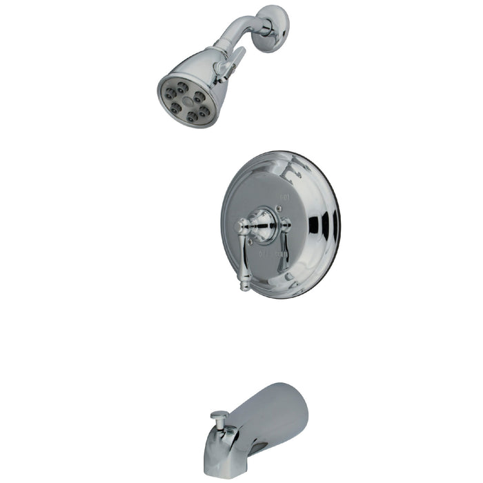 Kingston Heirloom VB3631AL - Restoration Single-Handle Pressure Balanced Tub and Shower Faucet, Polished Chrome