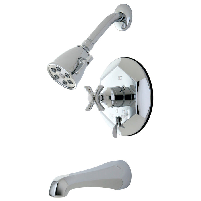 Kingston Tulare VB46310ZX - Millennium Single-Handle Pressure Balanced Tub and Shower Faucet, Polished Chrome