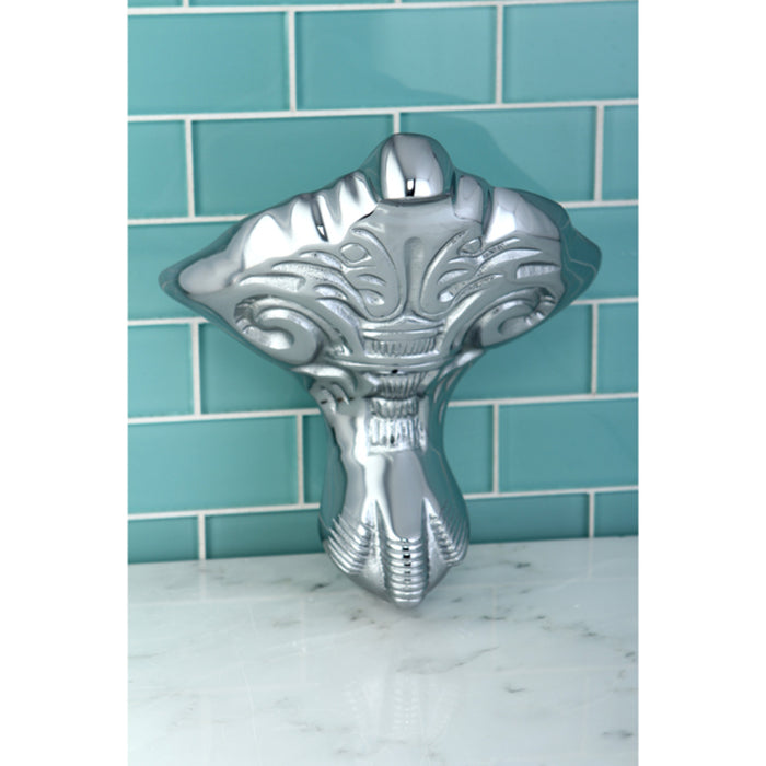 Kingston Heirloom VCTNB1 - Aqua Eden 4-Piece (Set) Eagle Claw Cast Iron Tub Feet, Polished Chrome