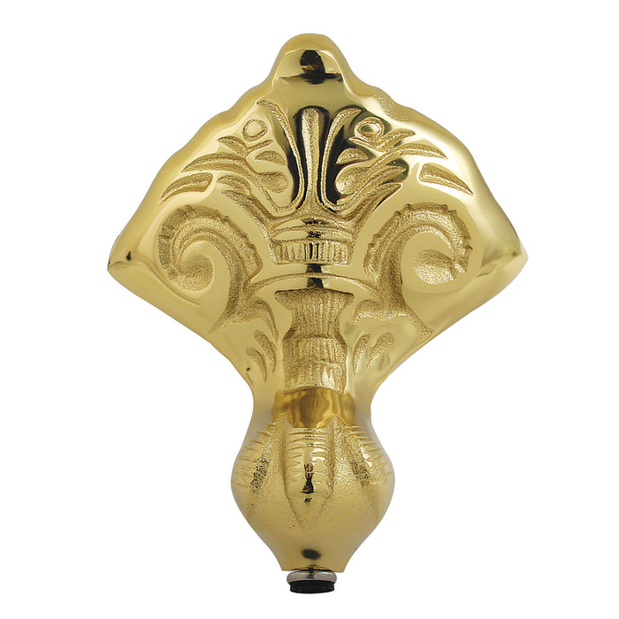 Kingston Heirloom VCTNB2 - Aqua Eden 4-Piece (Set) Eagle Claw Cast Iron Tub Feet, Polished Brass