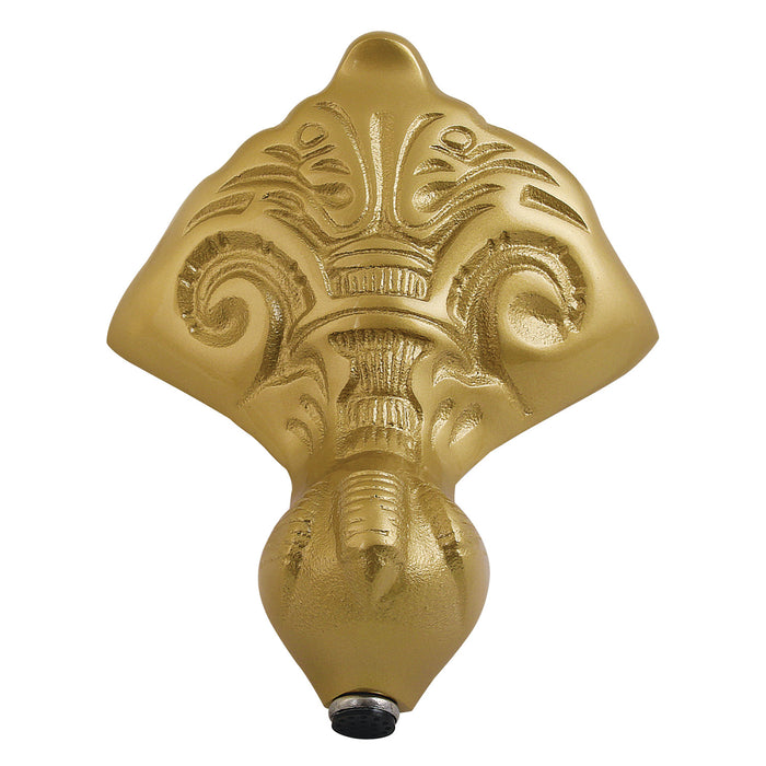 Aqua Eden VCTNB7 4-Piece (Set) Eagle Claw Cast Iron Tub Feet, Brushed Brass