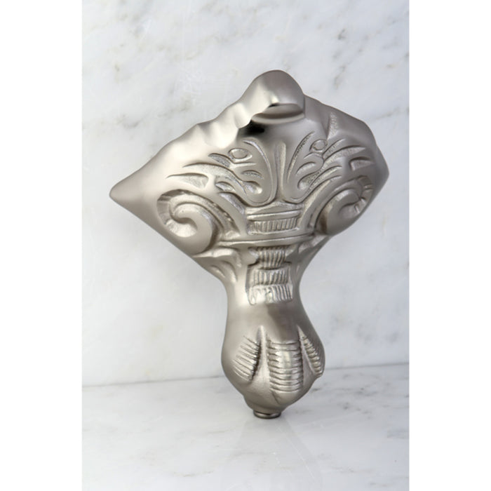 Kingston Heirloom VCTNB8 - Aqua Eden 4-Piece (Set) Eagle Claw Cast Iron Tub Feet, Brushed Nickel