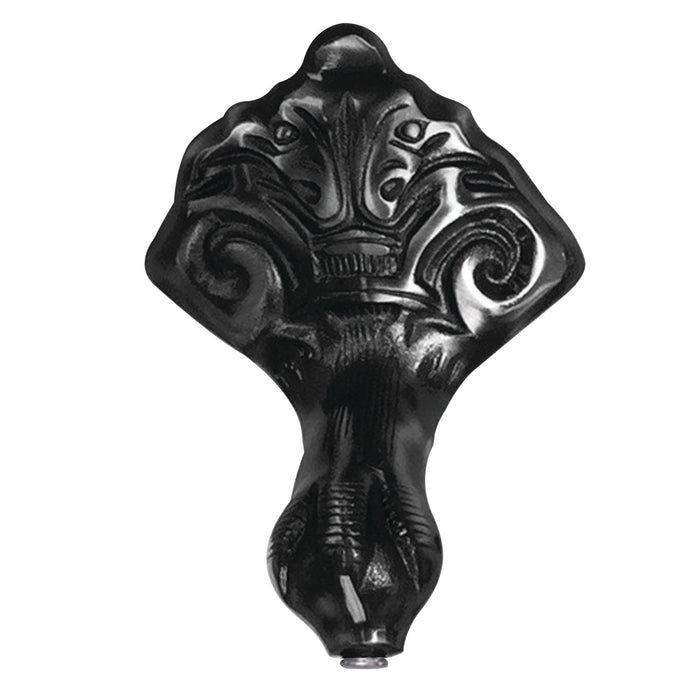 Kingston Heirloom VCTNF0 - Aqua Eden 4-Piece (Set) Eagle Claw Cast Iron Tub Feet, Matte Black
