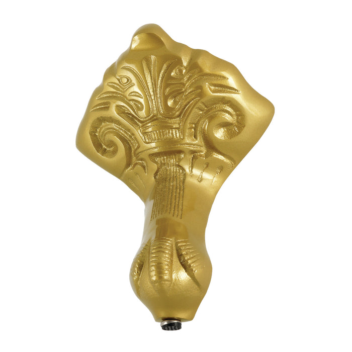 Kingston Heirloom VCTNF7 - Aqua Eden 4-Piece (Set) Eagle Claw Cast Iron Tub Feet, Brushed Brass