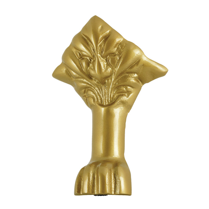 Kingston Heirloom VCTNH7 - Aqua Eden 4-Piece (Set) Lion Paw Cast Iron Tub Feet, Brushed Brass