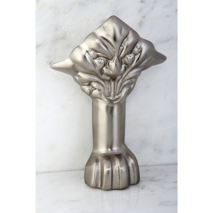 Kingston Heirloom VCTNH8 - Aqua Eden 4-Piece (Set) Lion Paw Cast Iron Tub Feet, Brushed Nickel