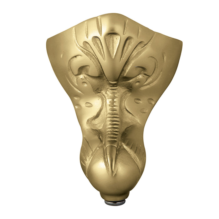 Kingston Heirloom VCTNT7 - Aqua Eden 4-Piece (Set) Eagle Claw Cast Iron Tub Feet, Brushed Brass