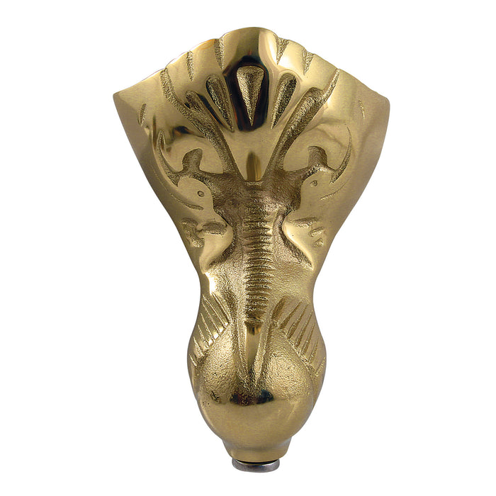 Kingston Heirloom VCTSW7 - Aqua Eden 4-Piece (Set) Eagle Claw Cast Iron Tub Feet, Brushed Brass