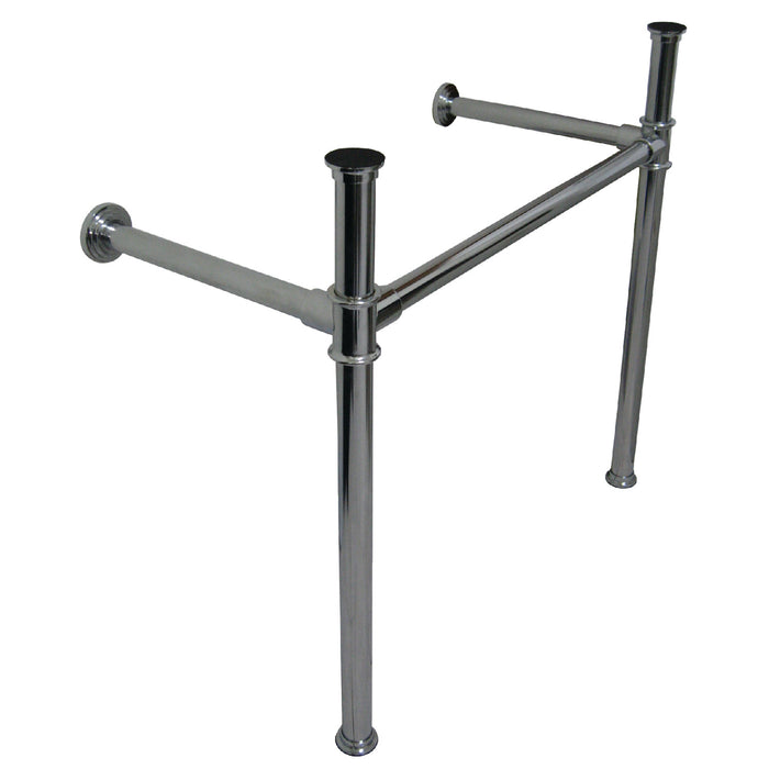 Kingston Tulare VPB13681 - Fauceture Stainless Steel Console Sink Legs, Polished Chrome